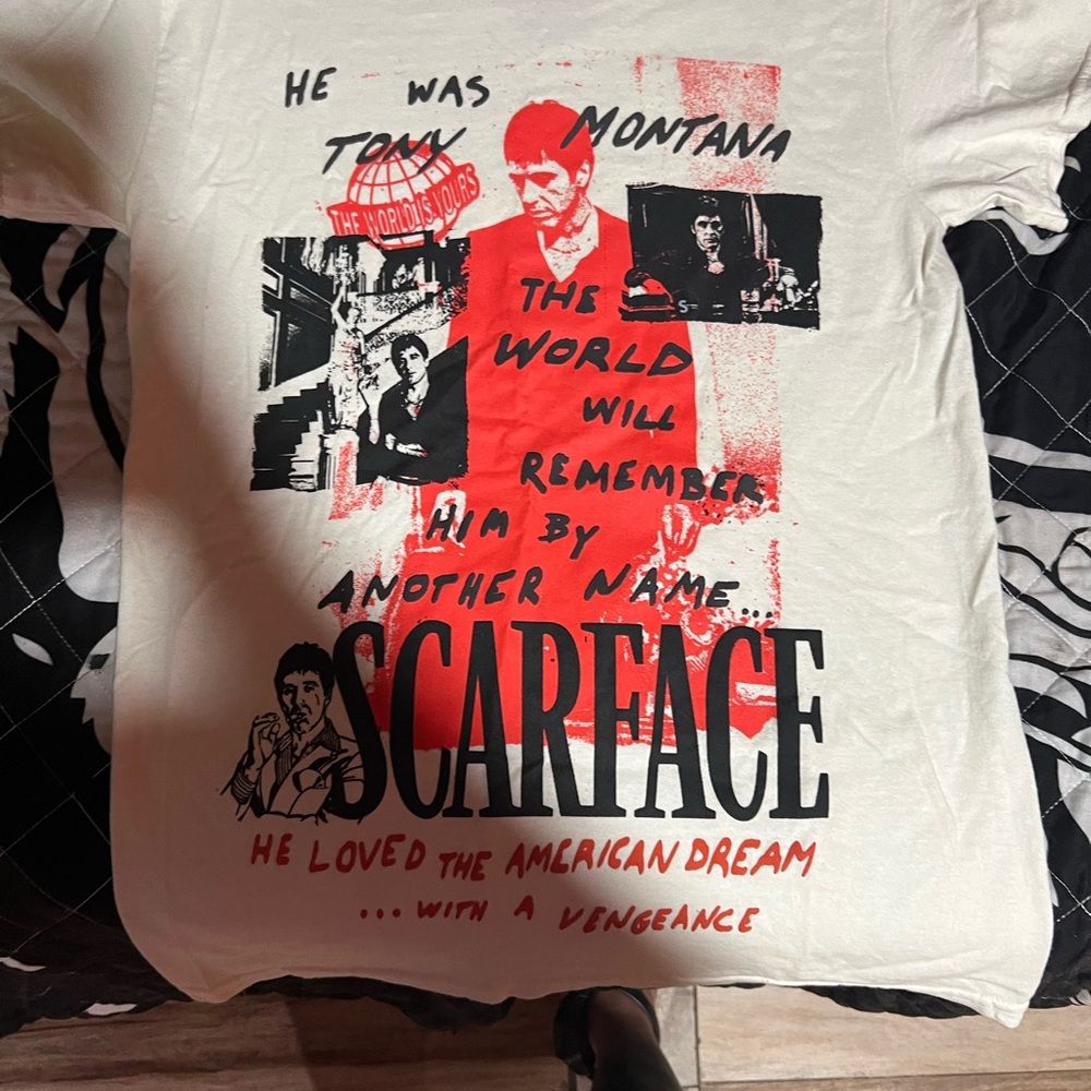 Scarface Graphic T-Shirt - White